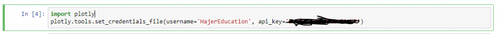python plotly tutorial : Plotly API KEY
