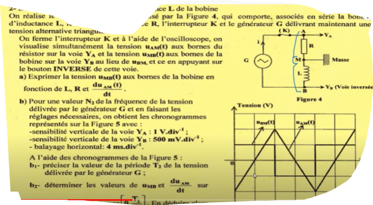 exercice physique bac sciences sp 2016