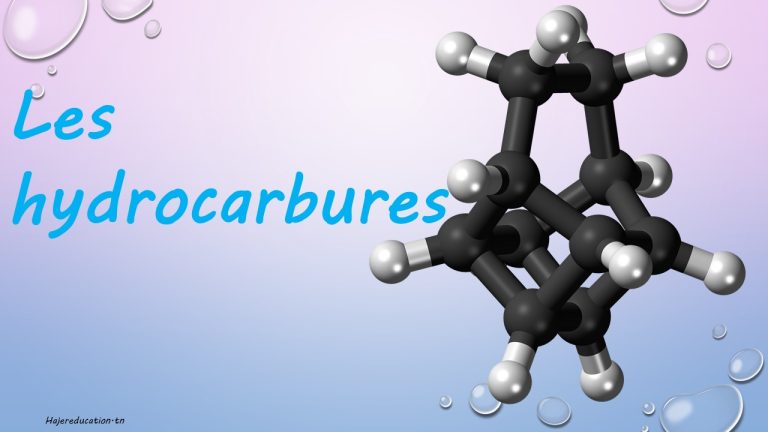 Les Hydrocarbures 1ère Année أولى ثانوي – HajerEducation